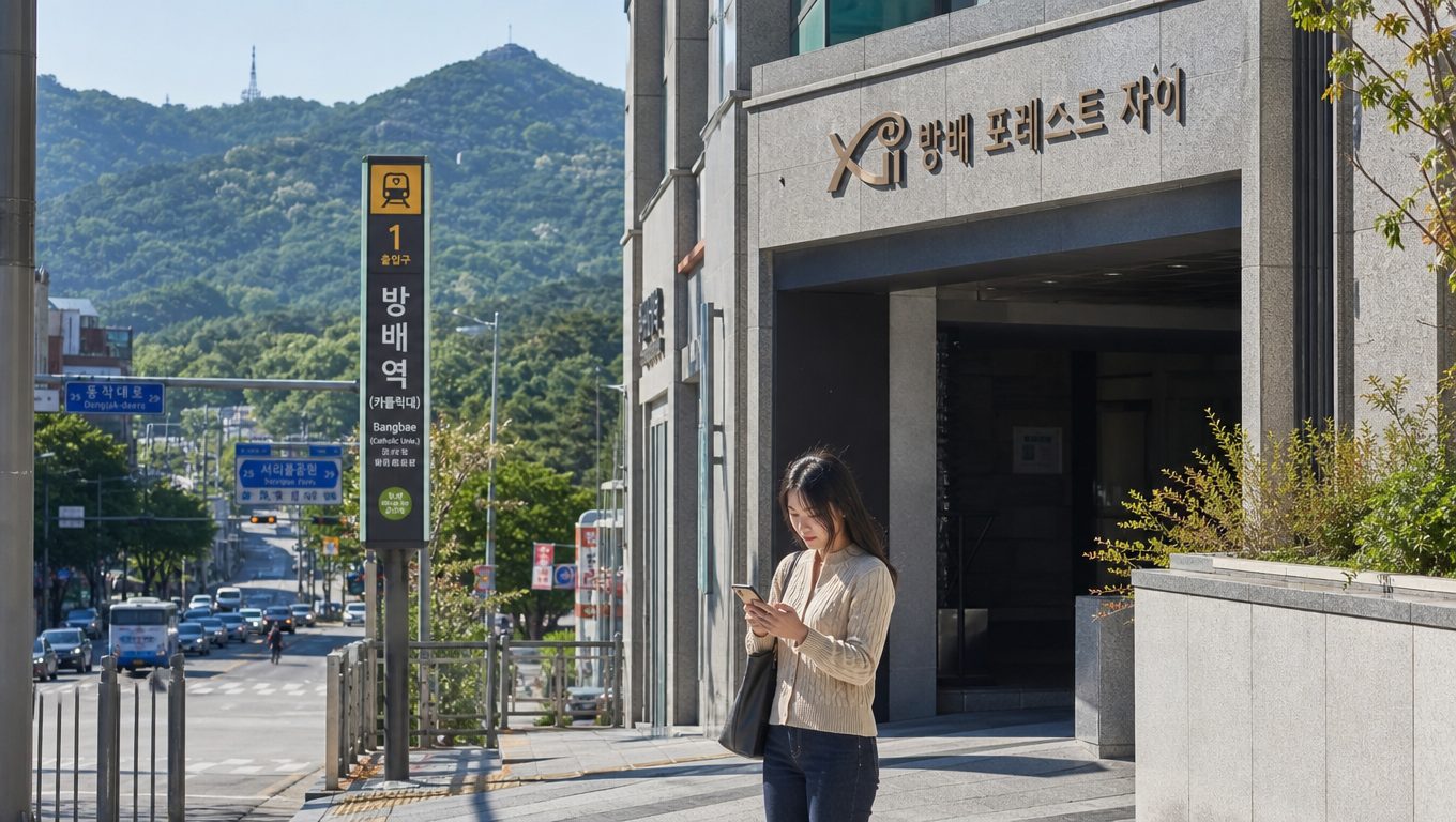 방배 포레스트 자이 입지분석으로 주변 접근성과 이용 편의 확인하기