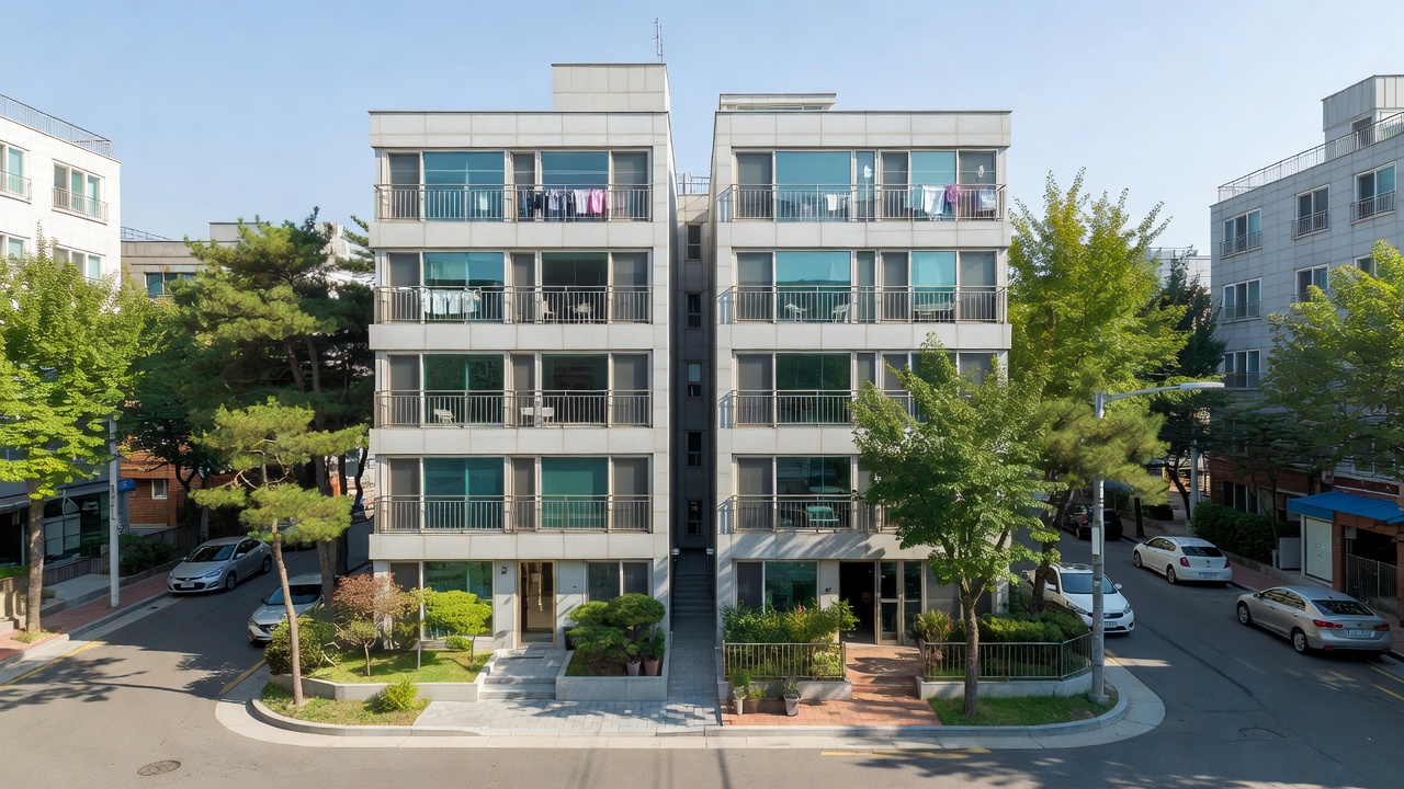 방배동 아파트 전세 매물이 있는 디에이치방배 단지 외관